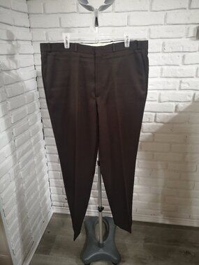 St Michael from Marks & Spencer Men's Size 38/29 Dark Brown Dress Pants
